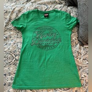 Women’s Harley-Davidson short sleeve, Kelly green